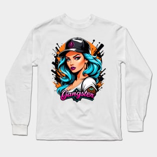 Neon Gangster Woman Long Sleeve T-Shirt